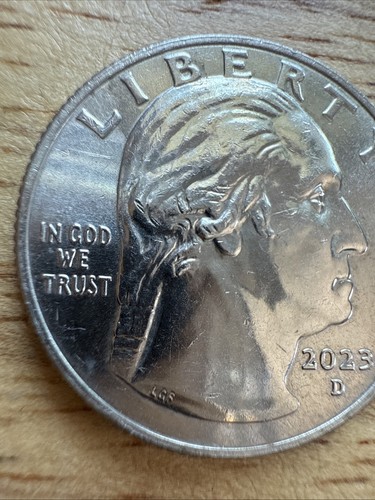 Misprint 2023 D Jovita Idar Quarter Coin Mint “IN COD WE TRUST” - Picture 7 of 10