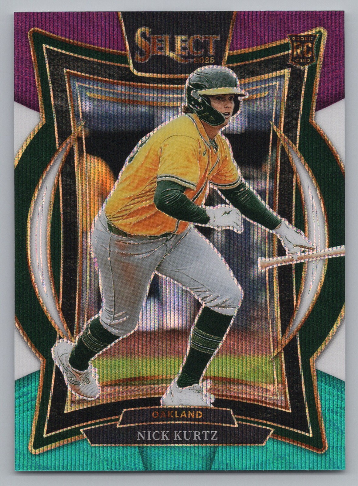 2025 Panini Select #63 Nick Kurtz Tri-Color Prizms RC
