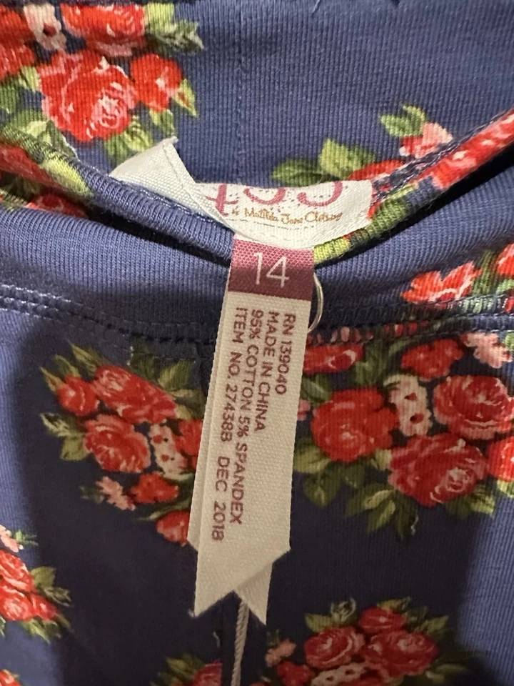 Pantalones capri Matilda Jane niñas talla 14 nuevos con etiquetas Foto 3 de 3