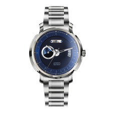 Masistes DATE-MASTER 42 mm - Reloj Automático Hombre - Movimiento Japonés - Plateado