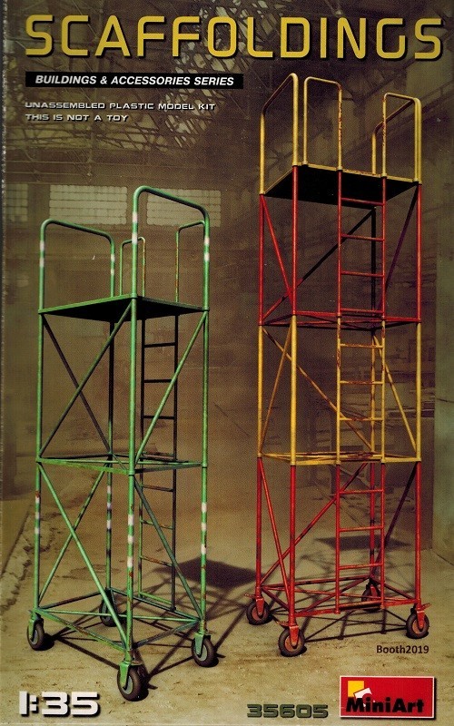 Plastikbausatz MiniArt 35605 Portables Gerüst - Scaffoldings 1:35 Modellbau - Bild 2