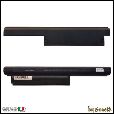 Batteria 5200mAh ARGENTO per SONY VAIO VGN-FW47GY-H VGN-FW47GYH