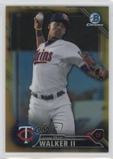 2016 Bowman Chrome Prospects Gold Refractor 17/50 Adam Walker Brett II i6j