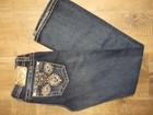 MISS ME Slim Boot Jeans Blue Denim Womens 30 R Reg. Length 32 EUC — photo 8