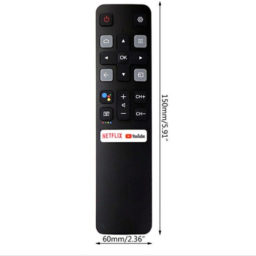 Bluetooth Voice Remote Controller For TCL TV Netflix YouTube 43P30FS RC802V FNR1 - Picture 3 of 7