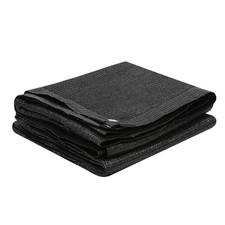 Sizable Black Balcony Privacy Fence Screen Outdoor Pool Garden Shield Mesh Tarp