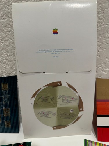RARE Vintage 1996 Apple PowerBook 1400c cs Lid Inserts Book Covers Partial Set 6 - Picture 2 of 4