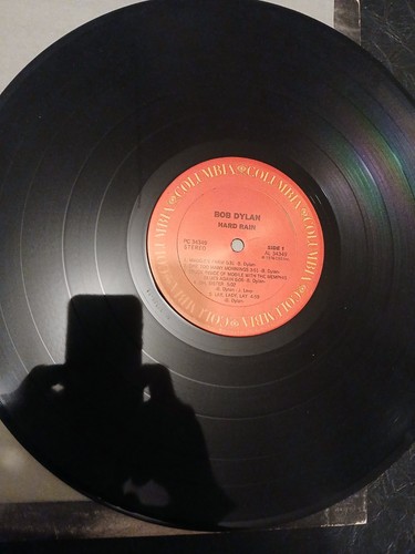 BOB DYLAN HARD RAIN LP VINYL ALBUM 1976 PC-34349 VG - Picture 4 of 4