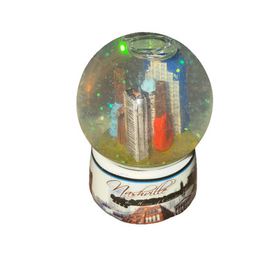 Nashville Snow Globe 3.5 Inches Tennessee Snow Globe Souvenir Music City Vintage