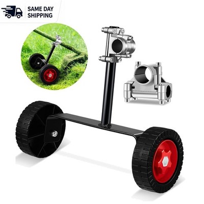 Universal Fit Adjustable Wheels for Weed Trimmer - Effortless Garden Maintenance
