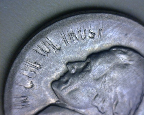 1964 JEFFERSON NICKEL 🌟MASSIVE BROAD STRIKE 🌟 QUARTER SIZE + 🌟US ERROR COIN - Picture 11 of 12