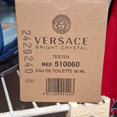 Versace Bright Crystal Eau de Toilette Spray 90ml Tester MPN 510060