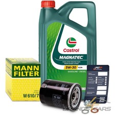 MANN-FILTER ÖLFILTER+5L CASTROL MAGNATEC 5W-30 FÜR HYUNDAI GETZ 1.1