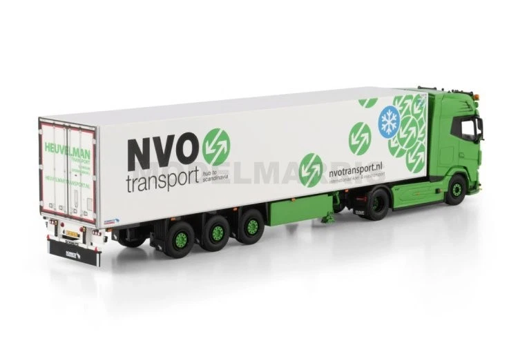 WSI 01-4728 Heuvelman GSO DAF XG+ 4X2 Refrigerated Trailer - 3 Axles 1/50 - Image 2 of 4