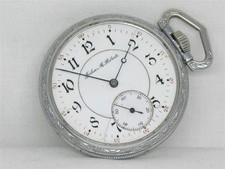 VERY RARE 16S ILLINOIS 21 JEWEL 174-B POCKET WATCH, 160 TOTAL MADE, RUNNING 