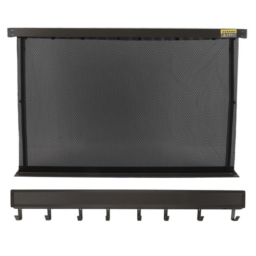 Balcony Drying Rack Wall-mounted Retractable Tile Mesh Gray - Picture 7 of 24