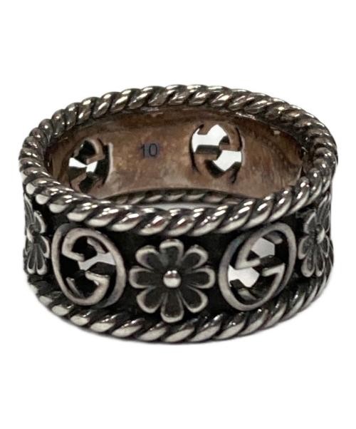 GUCCI                    Interlocking G Flower Ri… - image 1