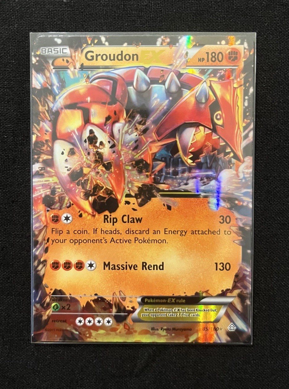 206 Groudon EX  85/160 Ultra Rare Primal Clash Pokémon TCG NM