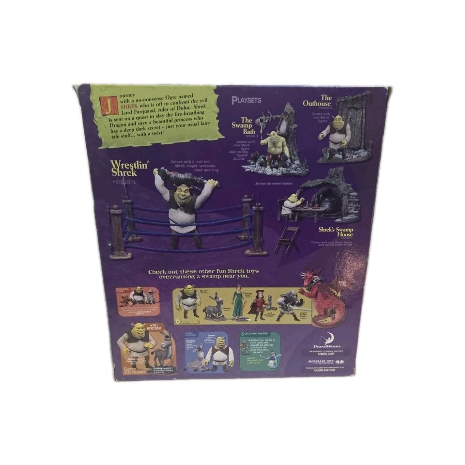 史莱克摔跤史莱克豪华活动人偶玩具套装麦克法兰玩具新品 — 第 2/4 张图片