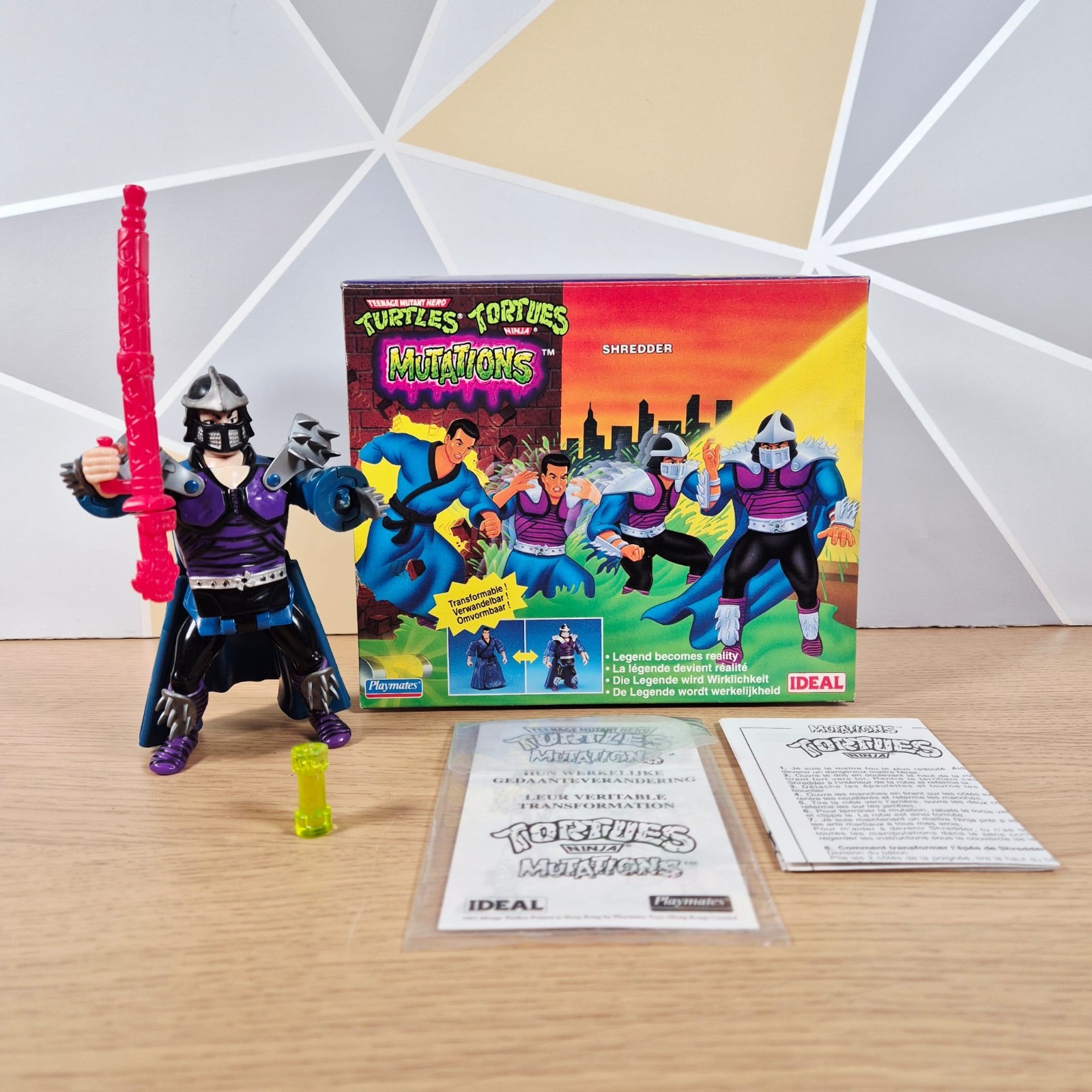 Vintage Mutatin' Shredder Mutations Teenage Mutant Ninja Turtles Figure with Box