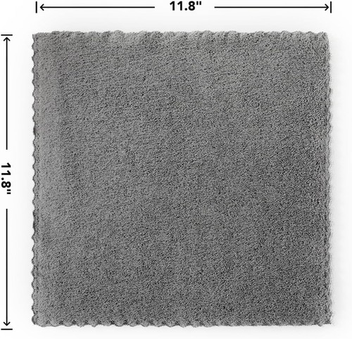 Pack de 12 paños de limpieza, ultra suave absorbente secado rápido paquete de 12, multicolor - Imagen 5 de 6