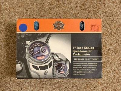 Harley Davidson 5'' Face Analog Speedometer Tachometer