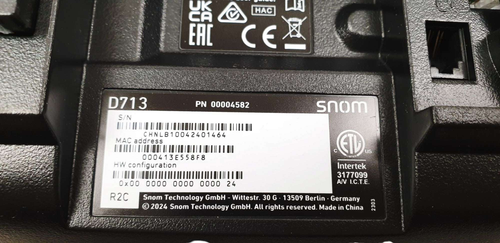 Snom D713 Festnetztelefon - Afbeelding 4 van 7