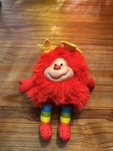 Rainbow Brite RED TWINK ROMEO SPRITE Plush 12” w/ Stars Mattel 1983 Hallmark