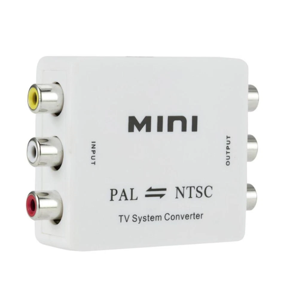 Bi-Directional 2-Way NTSC To PAL + PAL To NTSC Video TV System Converter Adapter - Image 2 of 4
