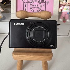 90%new Canon PowerShot S90 Digital Camera - Black Fully Tested