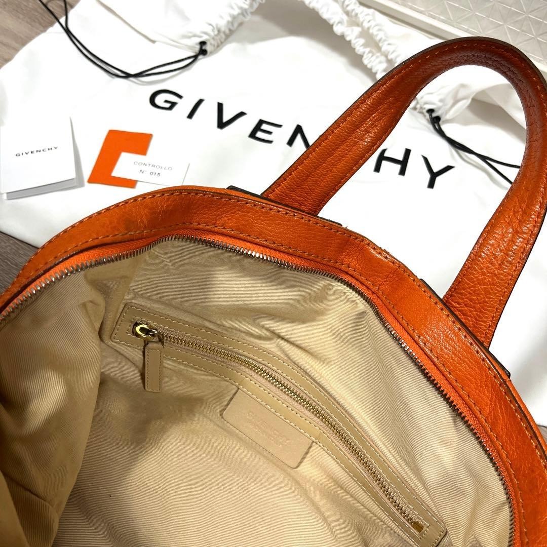GIVENCHY Nightingale Authentic Orange Shoulder Ba… - image 4