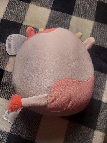 Bandana étoile Squishmallows Reshma la vache patriotique rose 8" - 4 juillet neuf avec étiquette - Photo 3/5