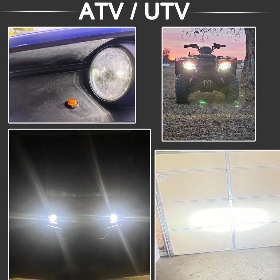 2 piezas bombillas LED para Honda TRX250X TRX250X1 2018-2024 34901-HR3-A21 Foto 2 de 4