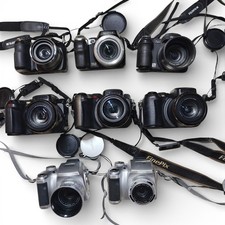 8x Fujifilm Digital Bridge Cameras Job Lot - Finepix S3000 S3800 S2980 S8100fd