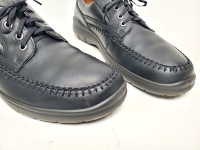ECCO Seawalker Tie Shoes Mens Size 11.5 Black Leather Walking Comfort Casual Ecco Seawalker | eBay main image 4