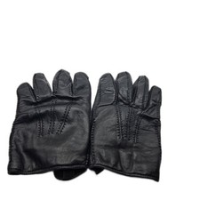 Rough Ralph Lauren Vintage leather gloves - wrinkley Black Driving Gloves Large