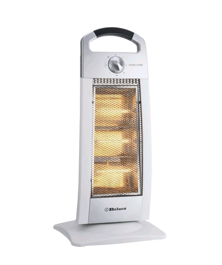 Belaco Silm halogen Heater 1200W comes with 3 spare tubes