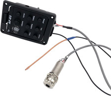 Acoustic Guitar Preamp Pickup EQ Tuner 301 Mic Mode Plastic Equalizer Piezo Beat