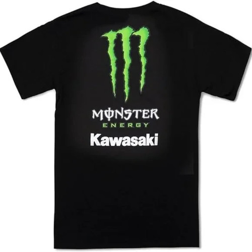 Kawasaki Monster Energy T-Shirt schwarz 2XL - K102-2512-BK2X - Neu mit Etikett