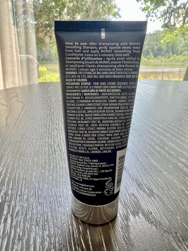 Monat Smoothing Deep Conditioner Travel Size 2 fl oz 60 ml - New, Sealed - Picture 3 of 5