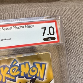 Pokemon Yellow (CIB) PSA Graded 7.0 Nintendo Gameboy Special Pikachu Edition!