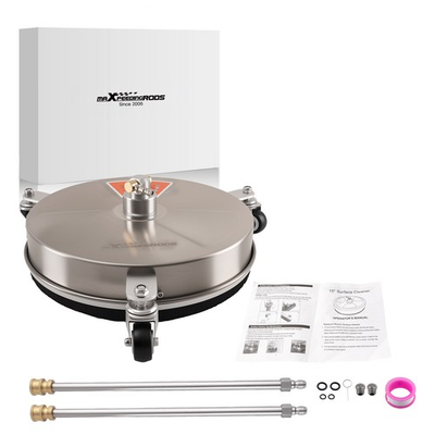 #ad 15quot; 4200PSI Pressure Washer Surface Cleaner Stainless Steel w Extension Wand $84.00