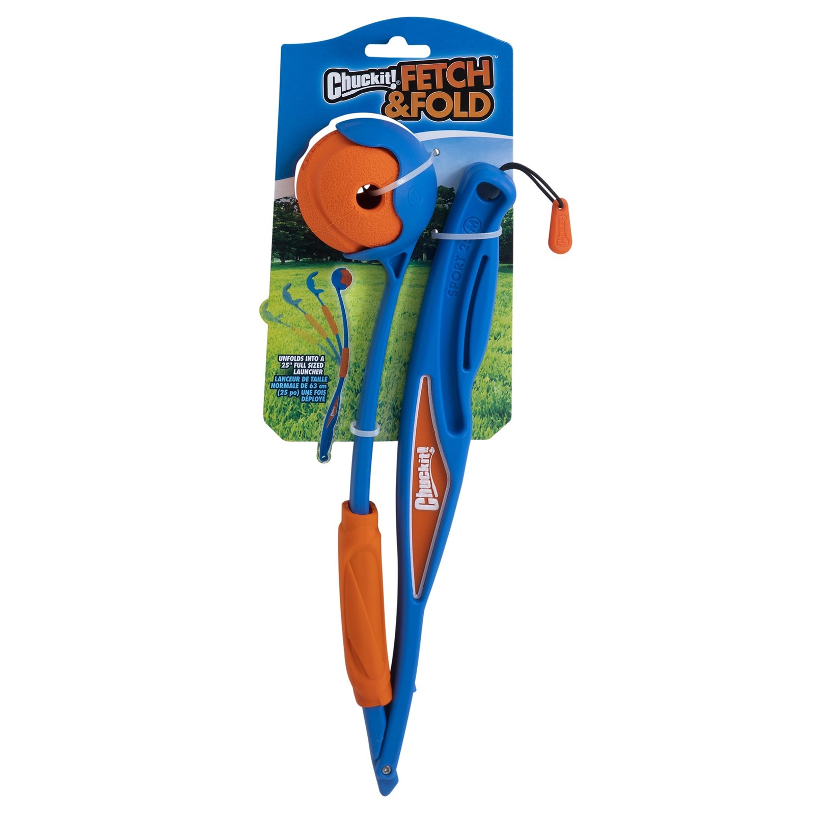Chuckit! Classic Ball Launcher Dog Toy, 26-Inch Handle, Ball Included, Assorted