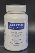 Berberine UltraSorb 60 Capsules Pure Encapsulations Exp 11/27
