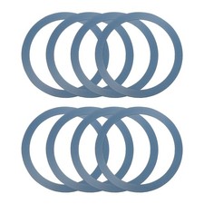 8Pcs Magnetic Adapter Ring, Magnetic Wireless Charger Conversion Kit, Blue