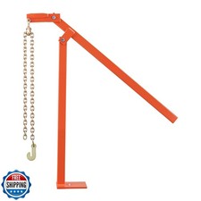 VEVOR 32 in T Post Puller, Heavy Duty Fence Post Puller with 43 in Lifting Ch...