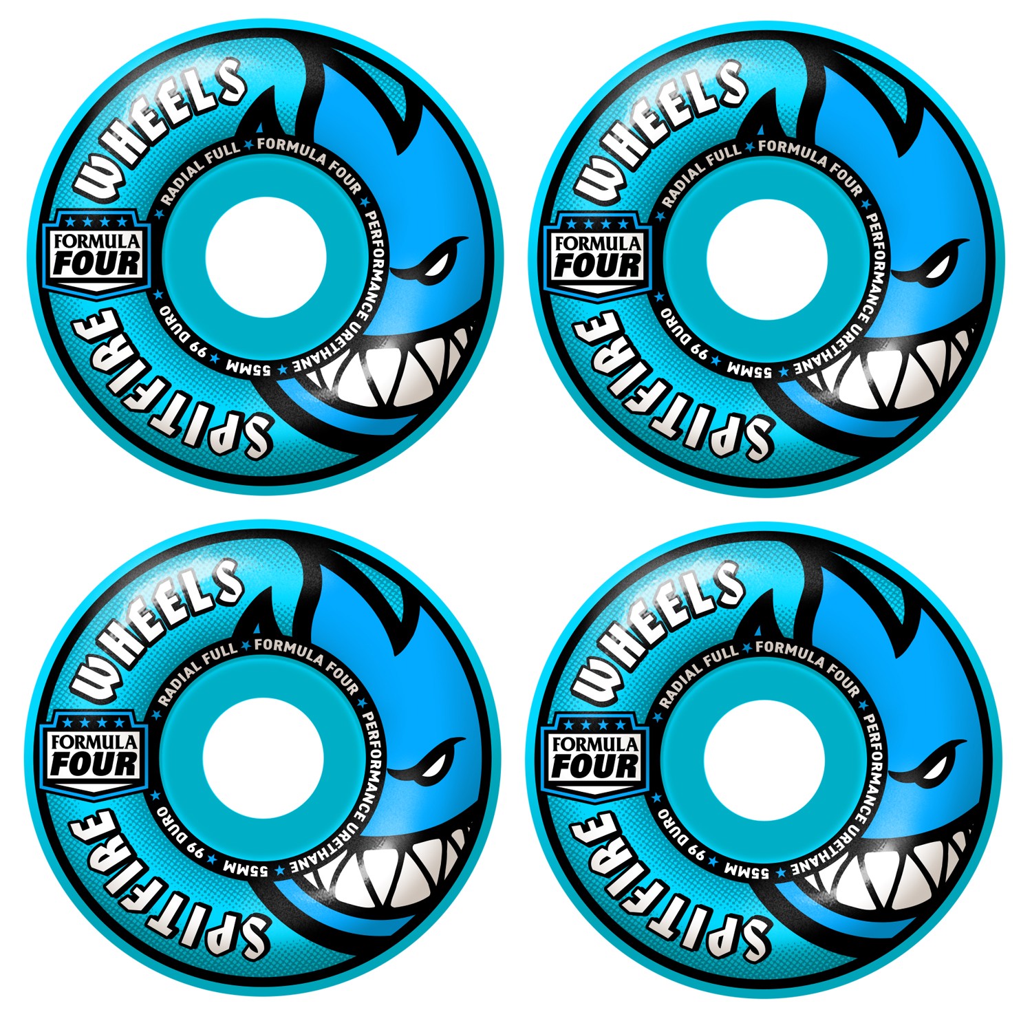 Wheels 55mm F4 99a Radial Full Light Blue