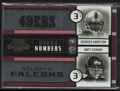 2004 Contenders #RN-15 Hamilton Schaub Berrian Darling Round Numbers /250 (B))
