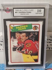 88-89 O-Pee-Chee Darren Pang Rookie 🔥🔥🔥 KSA 10 Pristine Gem Mint 