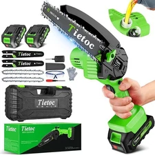 6 Inch Mini Chainsaw Cordless Handheld Rechargeable Chain Saw For Wood Cutting